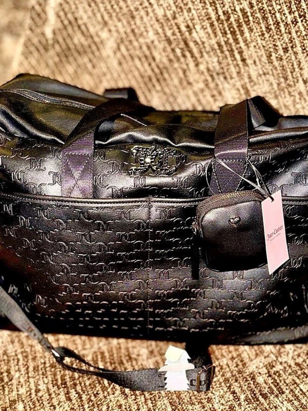 Juicy Couture All-American Girl Duffel Black